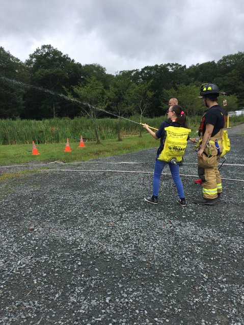 Campers learned about the people who keep them safe at Pike County's Responders camp.